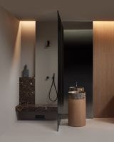 Напольная раковина из мрамора Antonio Lupi Lavabi RIGATINO2 диаметр 45см схема 8