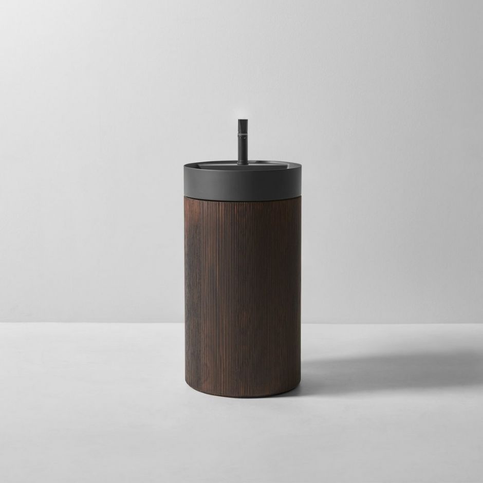 Раковина напольная Antonio Lupi Lavabi RIGATINO1 диаметр 45см ФОТО