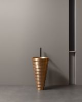 Раковина напольная бронзовая Antonio Lupi Lavabi CHEOPE диаметр 47 схема 1