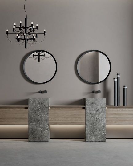 Раковина напольная из камня Antonio Lupi Lavabi NABT4085 40х40 см схема 3