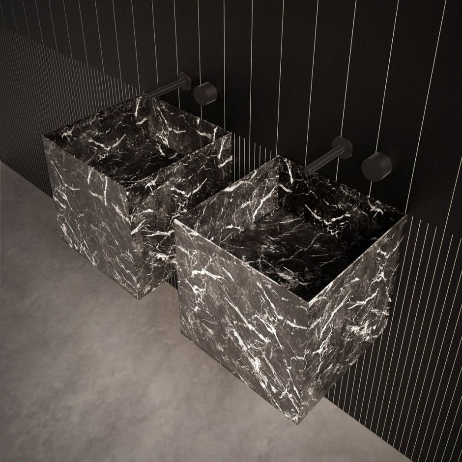 Раковина квадратная подвесная Antonio Lupi Lavabi NABTP40 40х40см ФОТО