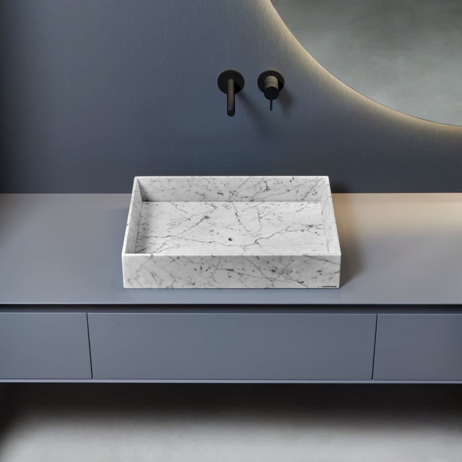 Раковина накладная прямоугольная Antonio Lupi Lavabi NBTR154 54х40см ФОТО