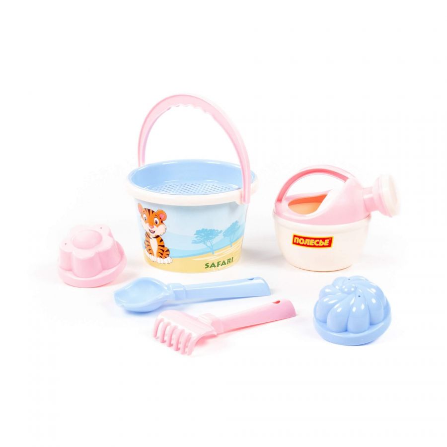 Ведро среднее с наклейкой "Миффи-4"