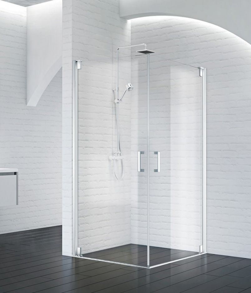 Душевой уголок BelBagno MARMI-A-2-100-C-Cr