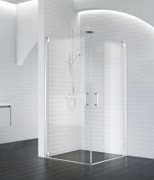 Душевой уголок BelBagno MARMI-A-2-100-C-Cr схема 1