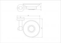 Мыльница подвесная NEMO NM-01031 схема 4
