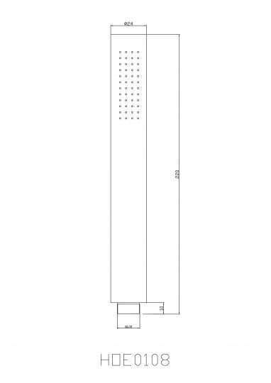 Ручной душ NEMO NM-0108 из латуни схема 7