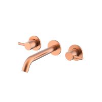 Смеситель встраиваемый настенный NEMO Round NM-2316 для раковины с донным клапаном схема 1