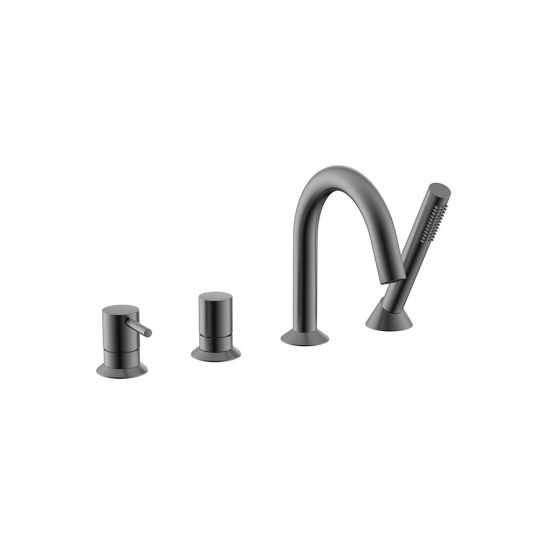 Смеситель на борт ванны NEMO Round NM-2352 на 4 отверстия схема 5