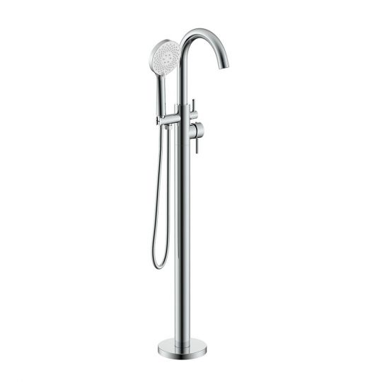 Напольный смеситель для ванны NEMO Round NM-2354 схема 2