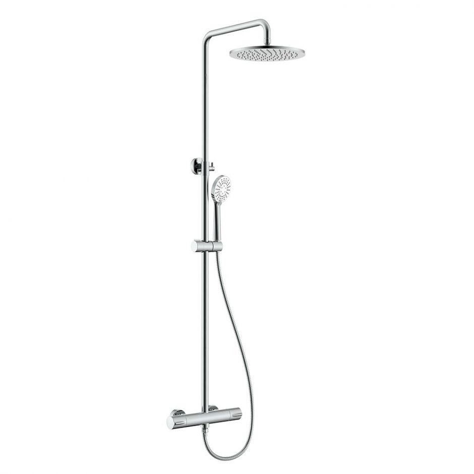 Душевая колонна термостатическая NEMO Round NM-9011 с ручным и верхним душем ФОТО