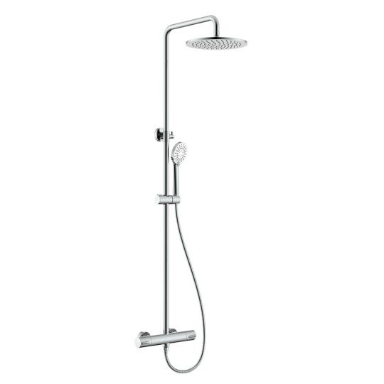 Душевая колонна термостатическая NEMO Round NM-9011 с ручным и верхним душем схема 2
