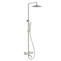 Душевая колонна термостатическая NEMO Round NM-9012 с изливом ручным и верхним душем схема 3