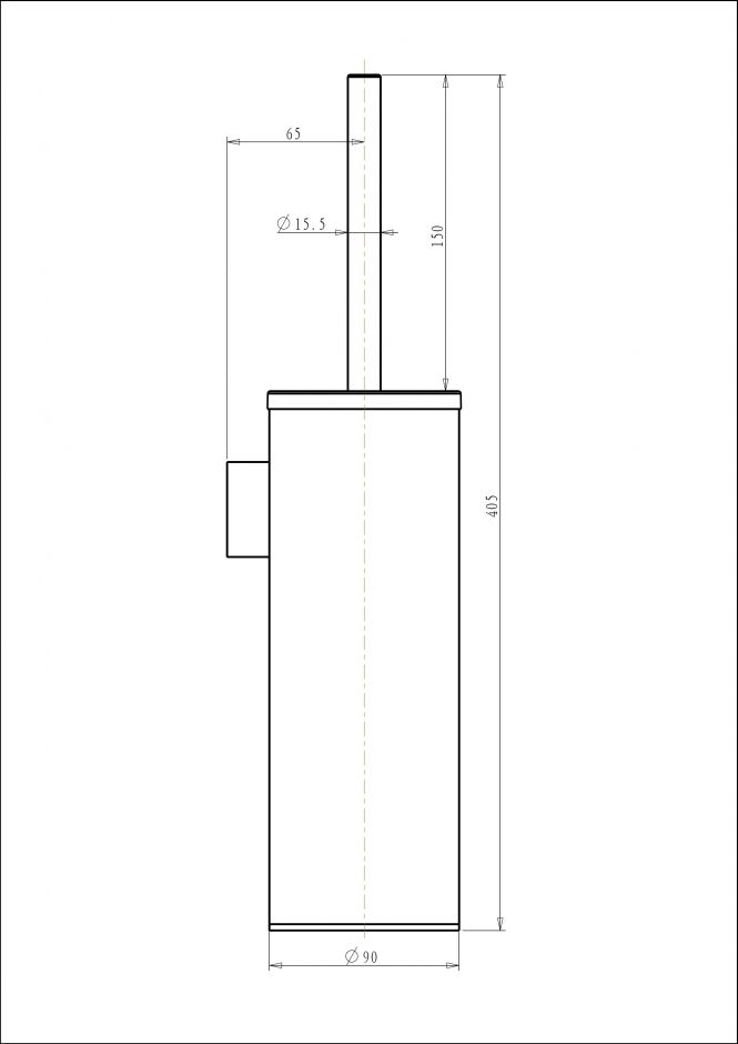 Туалетный ершик настенный NEMO NM-K6015 ФОТО