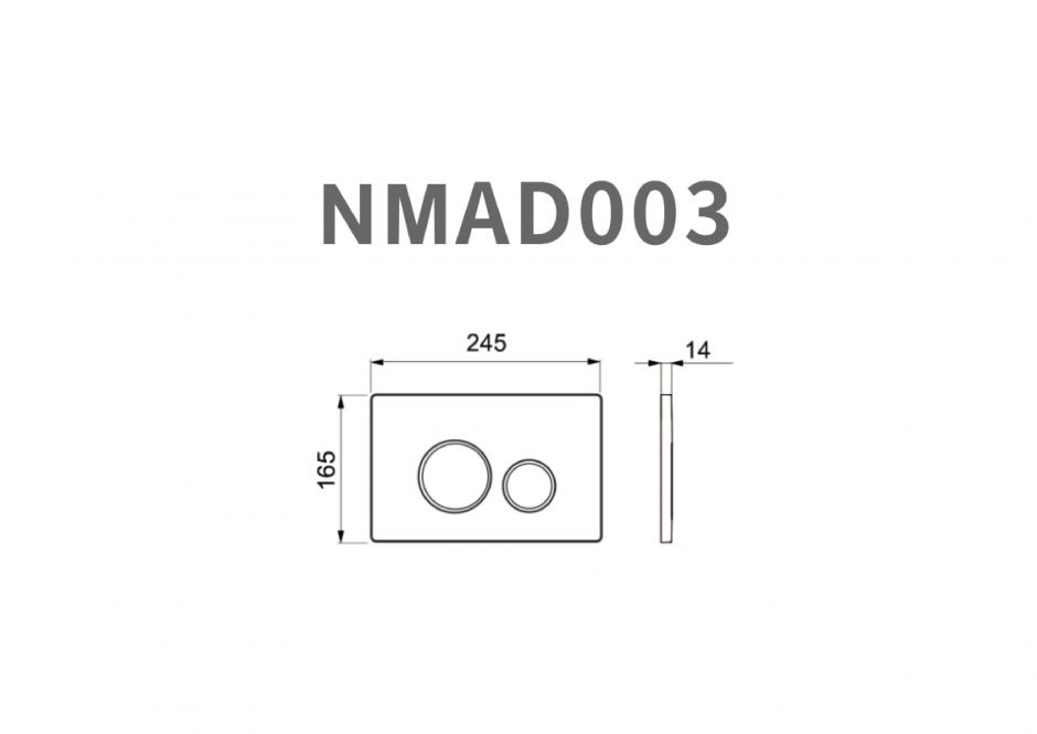 Клавиши смыва NEMO NMAD003 круглые кнопки ФОТО