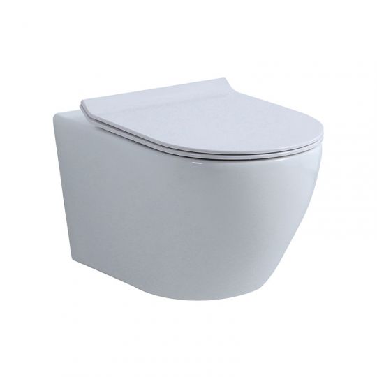 Подвесной безободковый унитаз NEMO 817B-2 c крышкой-сиденьем из дюрапласта и системой Soft close сифон 180 мм