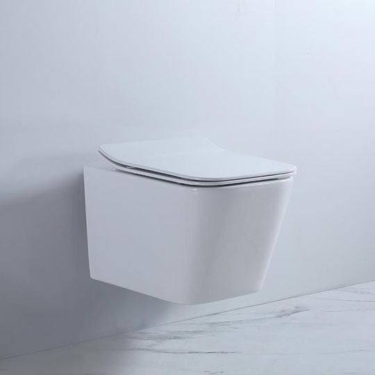 Унитаз подвесной Tornado NEMO 883-2 c дюропластовой крышкой-сиденьем Soft close сифон 180 мм схема 2