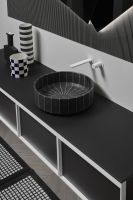 Раковина круглая из камня Antonio Lupi Lavabi FONTE диаметр 45 см схема 9