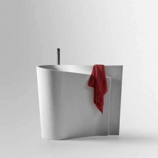 Раковина напольная Antonio Lupi Lavabi WAWE 103х45 см схема 1