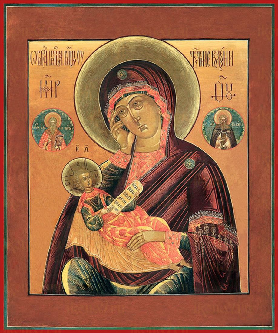 Икона Утоли мои болезни и печали (рукописная)