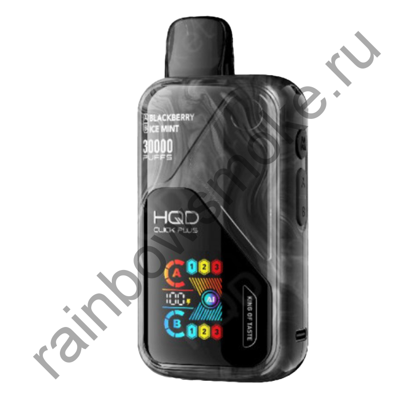 HQD Click Plus 30000 - Ежевика + Ледяная Мята (Blackberry Ice Mint)