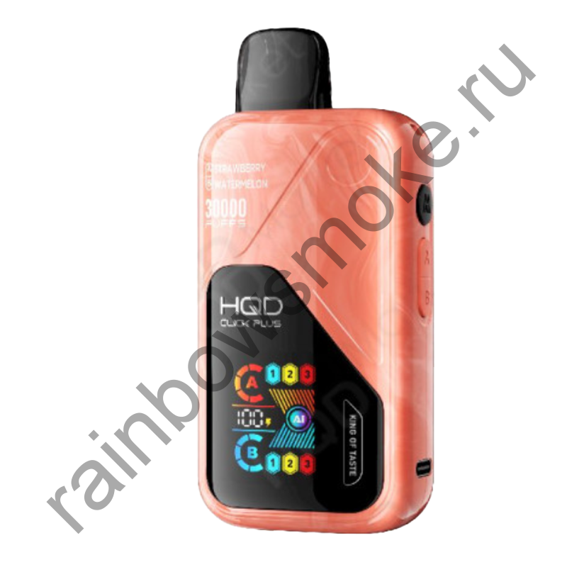 HQD Click Plus 30000 - Клубника + Арбуз (Strawberry + Watermelon)