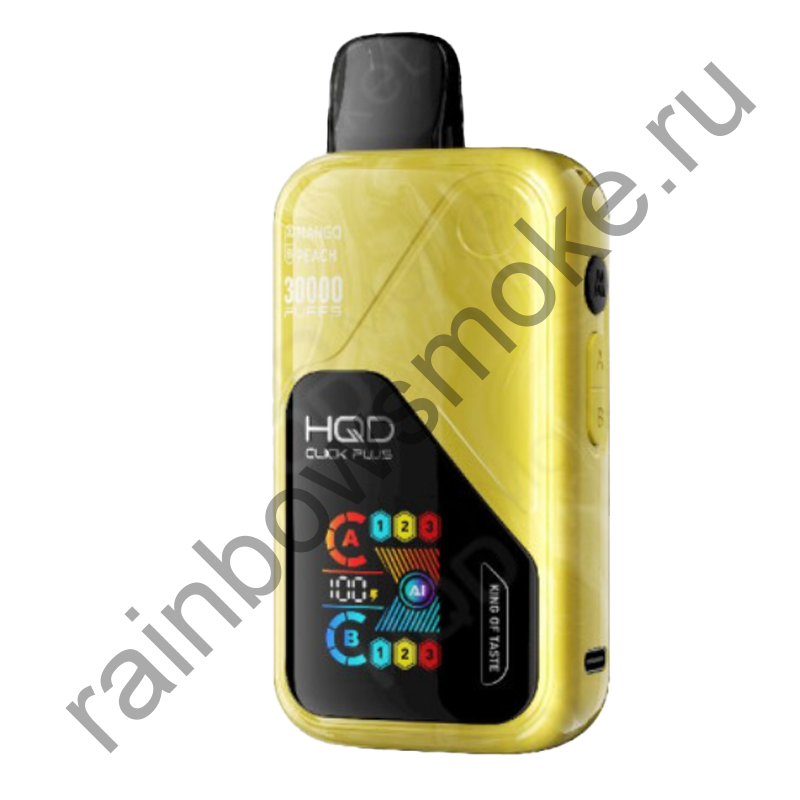 HQD Click Plus 30000 - Манго + Персик (Mango + Peach)