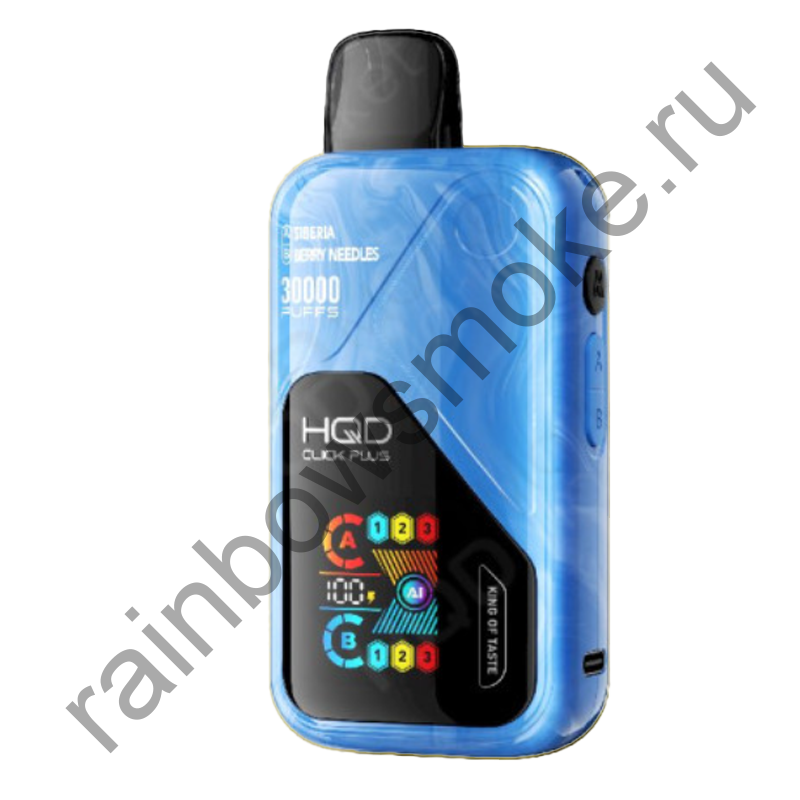 HQD Click Plus 30000 - Сибирь + Хвоя Лесные Ягоды (Siberia + Pine Forest Berries)