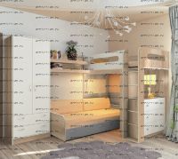 Детская комната Фанки Кидз 24+ / Кровать двухъярусная Фанки Кидз 24 +