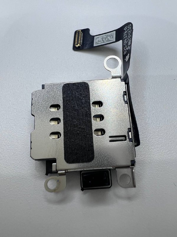 Apple iPhone 15 Plus шлейф с разъёмом SIM оригинал с разбора (снятый)