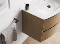 Тумба с раковиной Berloni Bagno Way Round 100 см подвесная, ceramica lucido, WAR0003 схема 4