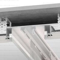 Скрытый карниз Gips-SK52 монтажный эскиз