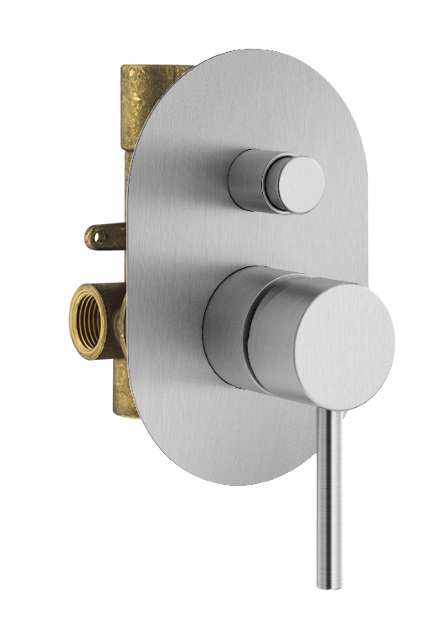 Комплект встраиваемого смесителя Plumberia Selection IXO KIT1001 для душа с внутренней частью 2 выхода ФОТО