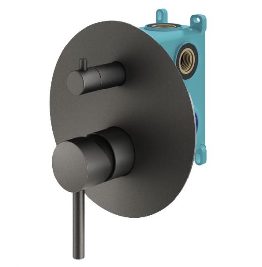 Комплект встраиваемого смесителя Plumberia Selection IXO KIT1901 для душа с внутренней частью INT9036 на 2-3 выхода схема 7