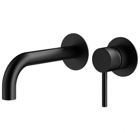 Комплект встраиваемого смесителя Plumberia Selection IXO KITXO1135210 для раковины излив 210 мм накладка диаметр 70 мм внутренняя часть INT1135 в комплекте схема 3