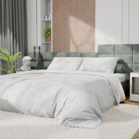 Постельное бельё Этель Дуэт Tencel 155*210см-2шт, 230*245см, 50*70см-2шт, цвет белый