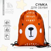 Мешок для обуви Teddy Bear с дополнительными элементами, 41×31 см