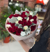 Букет из кенийской розы 40см