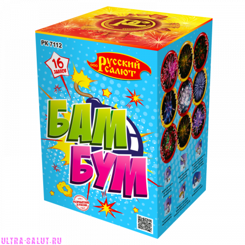 Фейерверк РК7112 Бам-Бум (0,8" х 16)
