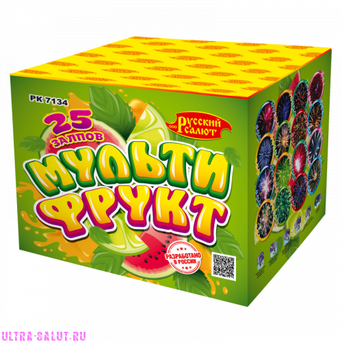 Фейерверк РК7134 Мультифрукт (0,8" х 25)