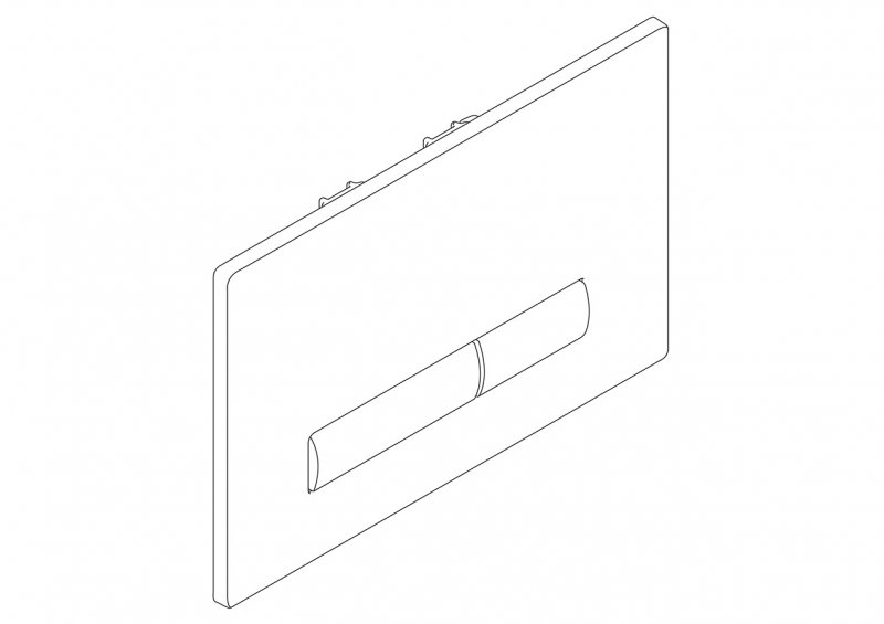 Кнопка смыва BelBagno GENOVA цвет-хром глянцевый BB019-GV-CHROME схема 3