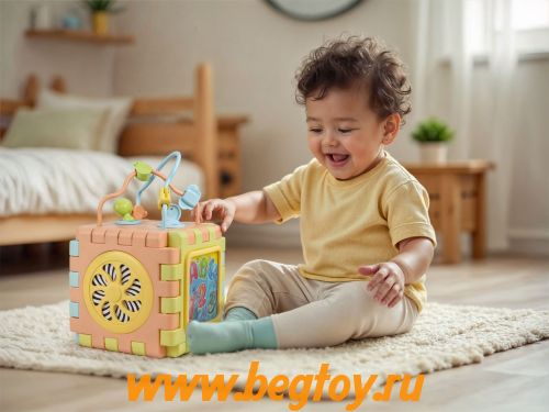 DOLU Обучающий куб 2 в 1 пазл сортер 5192