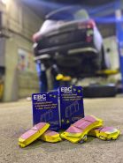 Колодки тормозные задние, EBC Yellow Stuff, на ТЛК 200 и Lexus LX570