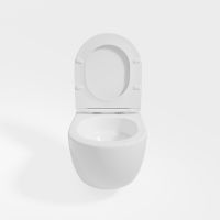 Унитаз подвесной Vincea Evo VT1-34ST , цвет белый, ультратонкое soft-close сиденье схема 3