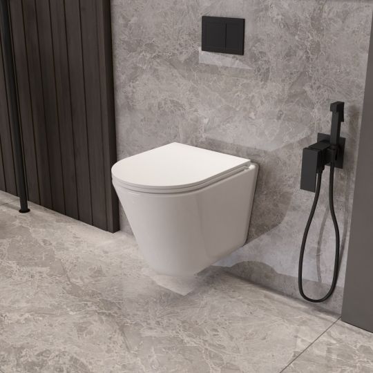 Унитаз подвесной Vincea Vito VT1-23T Tornado, ультратонкое soft-close сиденье схема 9