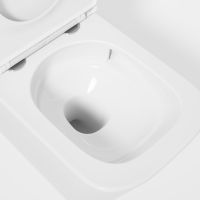 Унитаз-компакт Vincea Q-Line VT2-12T Tornado, цвет белый, ультратонкое сиденье soft-close, P-trap схема 3