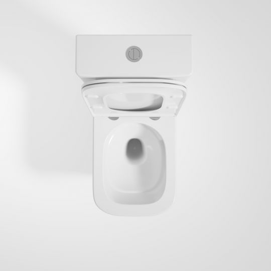 Унитаз-компакт Vincea Q-Line VT2-12T Tornado, цвет белый, ультратонкое сиденье soft-close, P-trap схема 4