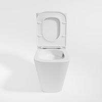 Унитаз-компакт Vincea Q-Line VT2-12T Tornado, цвет белый, ультратонкое сиденье soft-close, P-trap схема 5