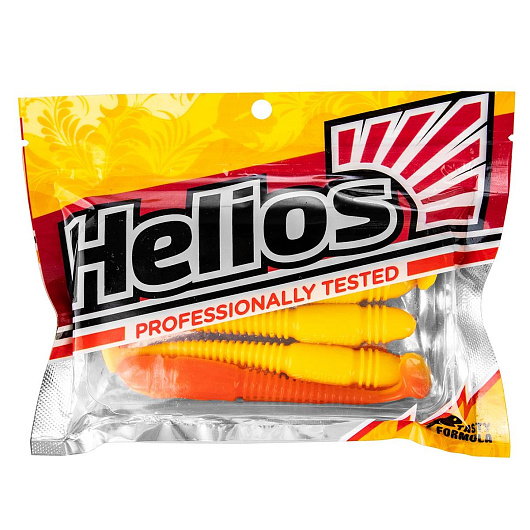 Виброхвост Helios "Minoga" Orange & Yellow