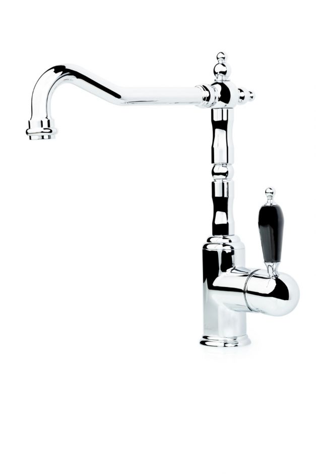 Однорычажный смеситель на горизонтальную поверхность для кухонной мойки Boheme Kitchen 103 ФОТО